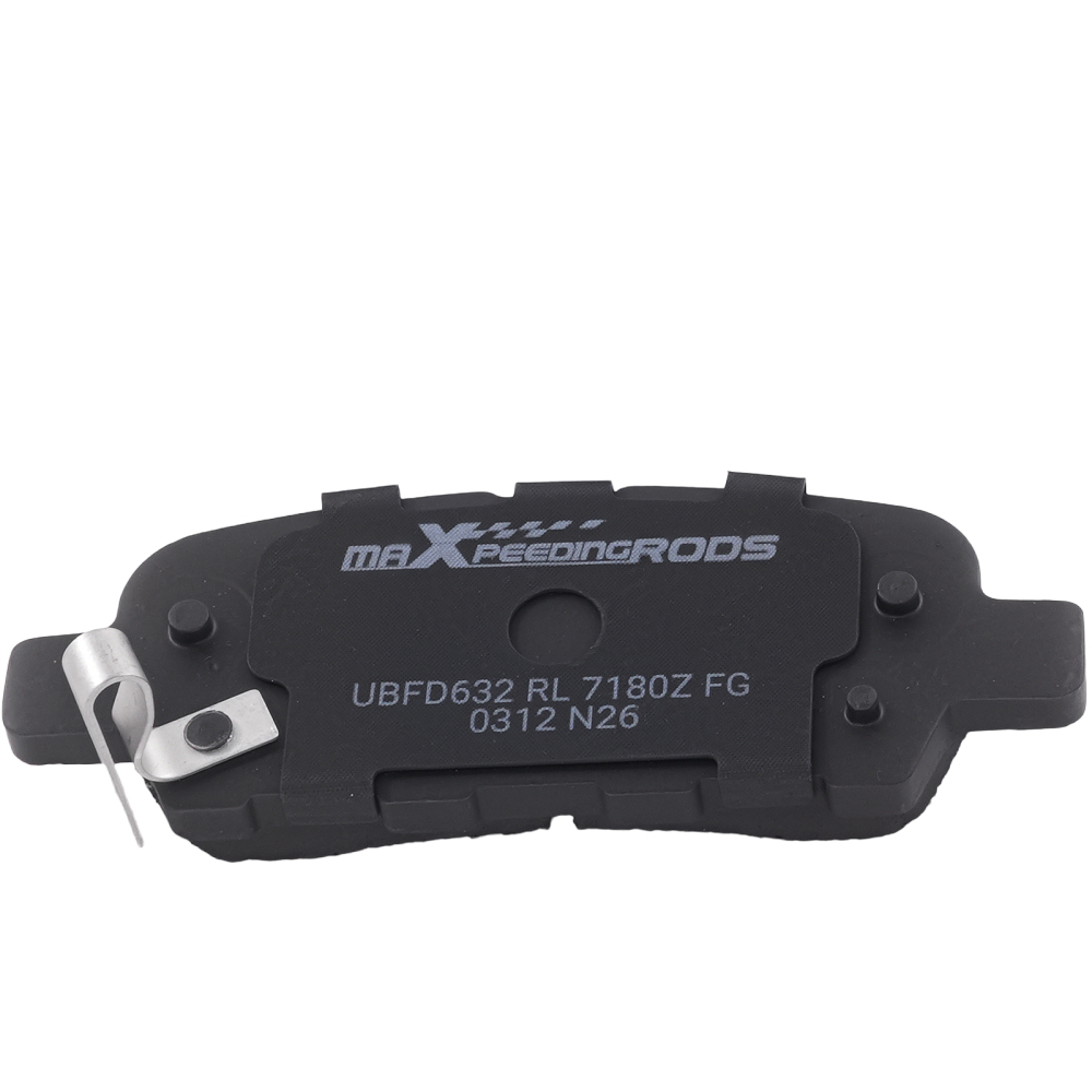 Front Rear Ceramic Brake Pads Set compatible for Nissan Juke Nismo RS 2014-17/Rogue 2008-13