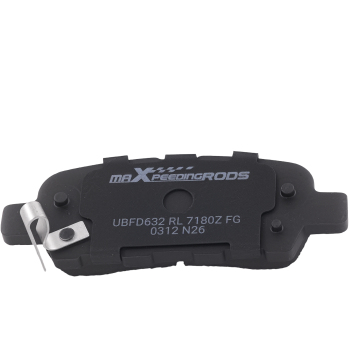 Front Rear Ceramic Brake Pads Set compatible for Nissan Juke Nismo RS 2014-17/Rogue 2008-13
