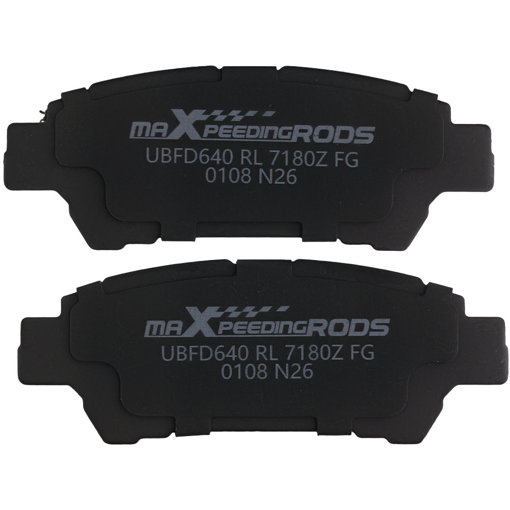 Front Rear Ceramic Brake Pads Set compatible for Toyota Sienna 2004-2010 D906 D995 P906