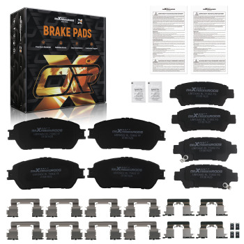 Front Rear Ceramic Brake Pads Set compatible for Toyota Sienna 2004-2010 D906 D995 P906