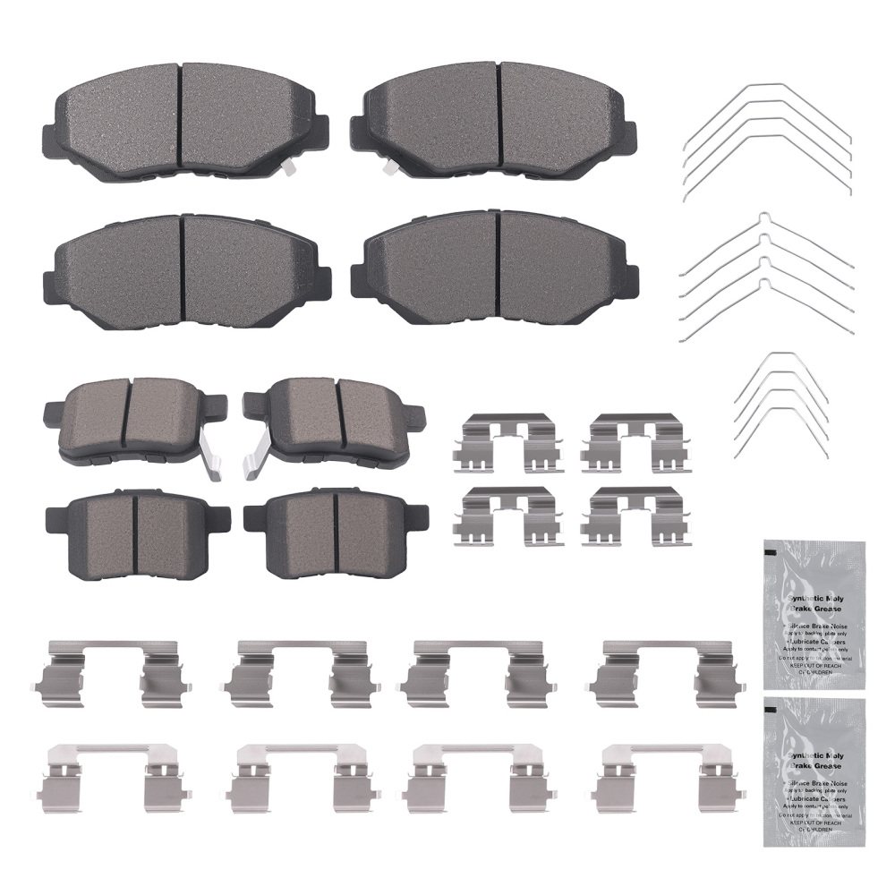 Front Rear Ceramic Brake Pads Set compatible for Honda Accord 2008 2009-2017 P914 P1451