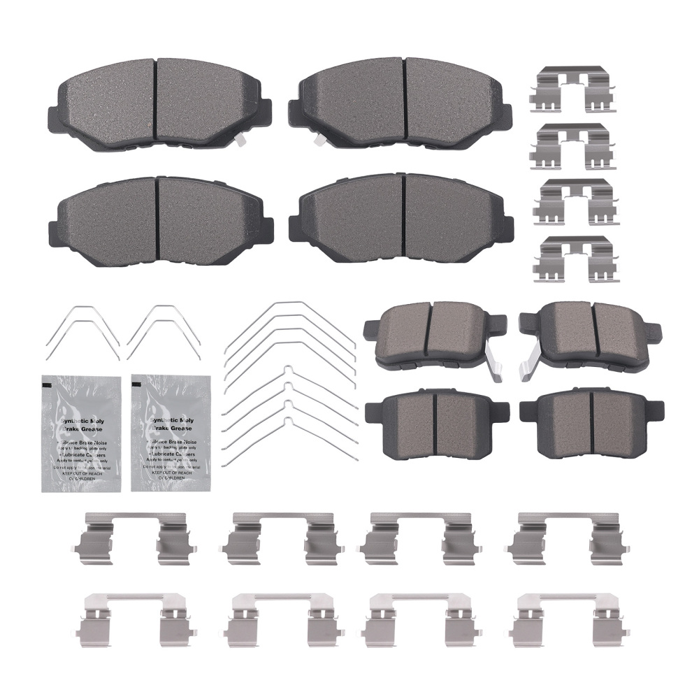Front Rear Ceramic Brake Pads Set compatible for Honda Accord 2008 2009-2017 P914 P1451