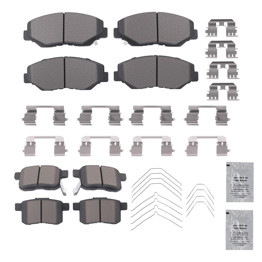 Front Rear Ceramic Brake Pads Set compatible for Honda Accord 2008 2009-2017 P914 P1451