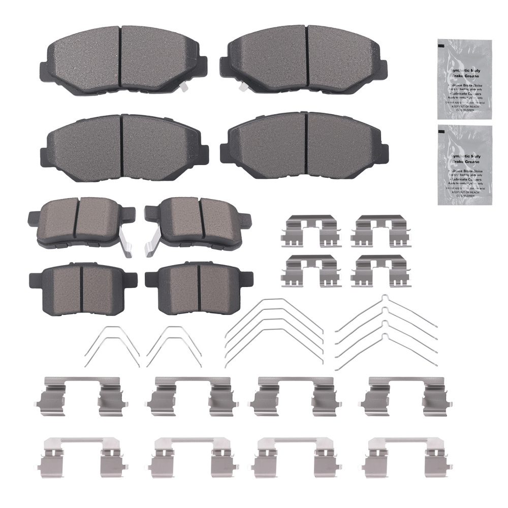Front Rear Ceramic Brake Pads Set compatible for Honda Accord 2008 2009-2017 P914 P1451