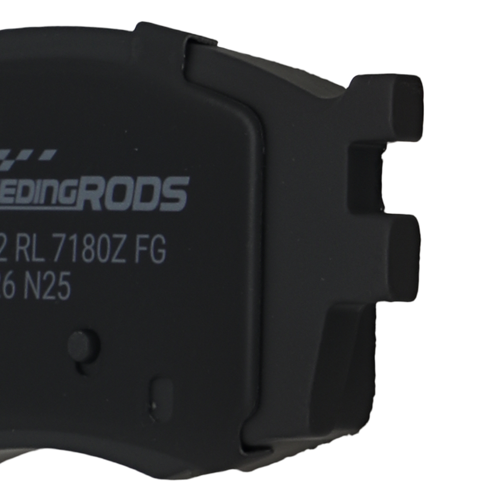 Front Ceramic Brake Pads Set compatible for Hyundai Accent/Compatible for Kia Rio Rio5 2006-2011 L4 1.6L