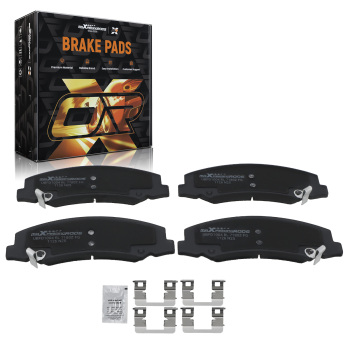 Front Ceramic Brake Pads Set compatible for Buick Allure compatible for LaCrosse 2008-2009/Lucerne 2006-11