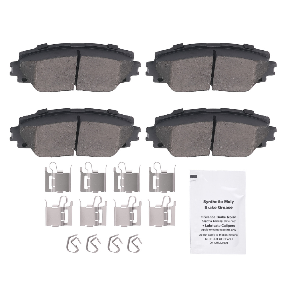 Front Ceramic Brake Pads Set compatible for Lexus CT200h 2011-2017 compatible for Scion iQ 2013 P1184