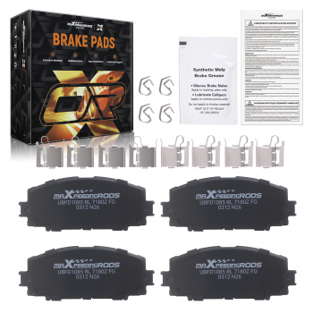 Front Ceramic Brake Pads Set compatible for Lexus CT200h 2011-2017 compatible for Scion iQ 2013 P1184