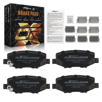 Rear Ceramic Brake Pads Set compatible for Dodge Nitro 2007-2012/Compatible for Jeep Liberty 2008-2012