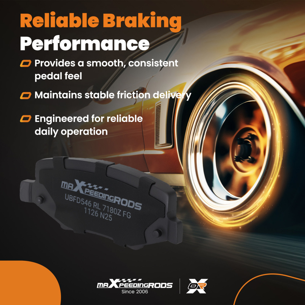 Rear Ceramic Brake Pads Set compatible for Dodge Nitro 2007-2012/Compatible for Jeep Liberty 2008-2012