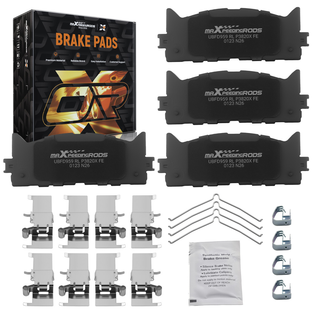 Front Brake Pads Set compatible for Lexus ES300h 2013-18/ES350 200718 compatible for Toyota Avalon compatible for Camry