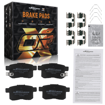 Rear Ceramic Brake Pads Set compatible for Acura TSX 2009-2014/Compatible for Honda Accord 2008-2017 D1336