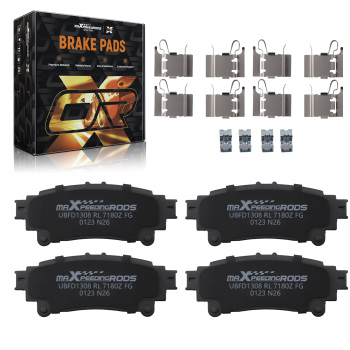 Rear Ceramic Brake Pads Set compatible for Lexus GS200t GS350 GS450H IS200T IS250 IS300
