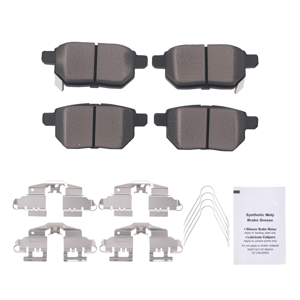 Rear Ceramic Brake Pads Set compatible for Lexus CT200h 2011-17 compatible for Toyota Corolla iM 2017-2018