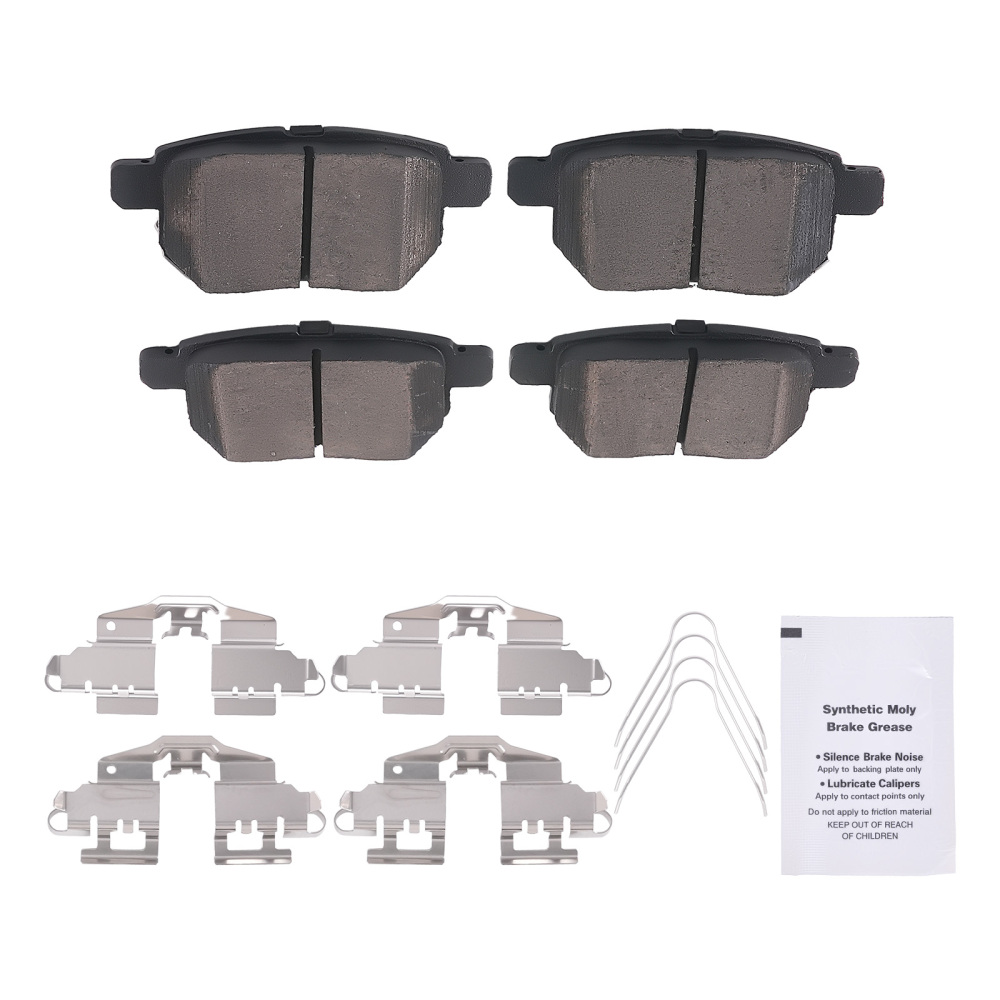 Rear Ceramic Brake Pads Set compatible for Lexus CT200h 2011-17 compatible for Toyota Corolla iM 2017-2018