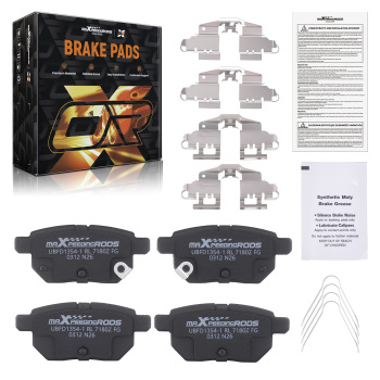 Rear Ceramic Brake Pads Set compatible for Lexus CT200h 2011-17 compatible for Toyota Corolla iM 2017-2018