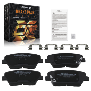 Front Ceramic Brake Pads Set compatible for Hyundai Azera 2012-2017/Santa Fe 2010-2012