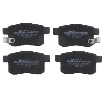 4pcs Rear Ceramic Brake Pads Set compatible for Acura TSX 2009-2014/Compatible for Honda Accord 2008-2017