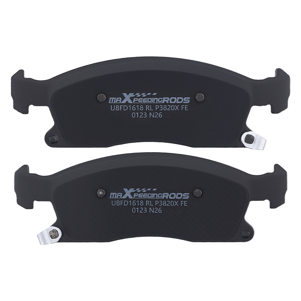 4pcs Front Brake Pads Set compatible for Jeep Grand Cherokee 2011 2012-2016 w/Pad Shims