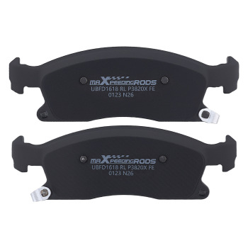 4pcs Front Brake Pads Set compatible for Jeep Grand Cherokee 2011 2012-2016 w/Pad Shims