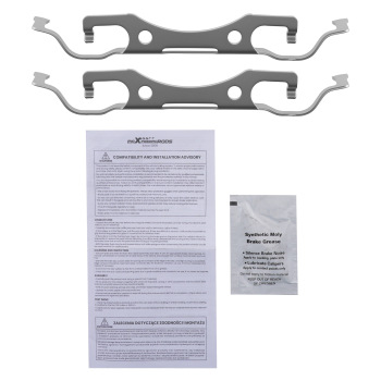 4pcs Front Brake Pads Set compatible for Jeep Grand Cherokee 2011 2012-2016 w/Pad Shims