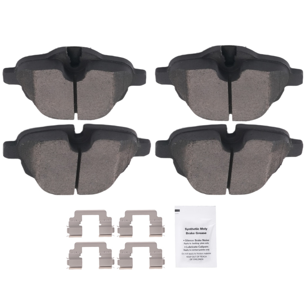 Rear Ceramic Brake Pads Kit compatible for BMW 528i xDrive 2012-2016 /535d xDrive 2014-2016