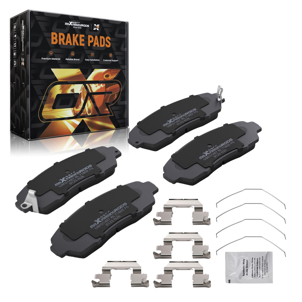 4pcs Front Ceramic Brake Pads Set compatible for Honda CR-V 2012-2022 compatible for Subaru Legacy 2016-19