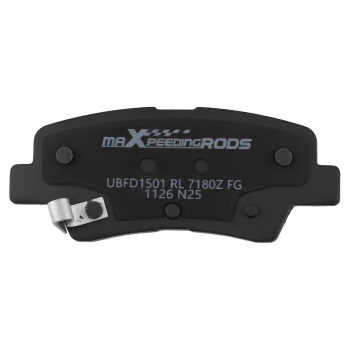 Rear Ceramic Brake Pads Set compatible for Dodge Attitude/Compatible for Hyundai Accent Elantra Sonata