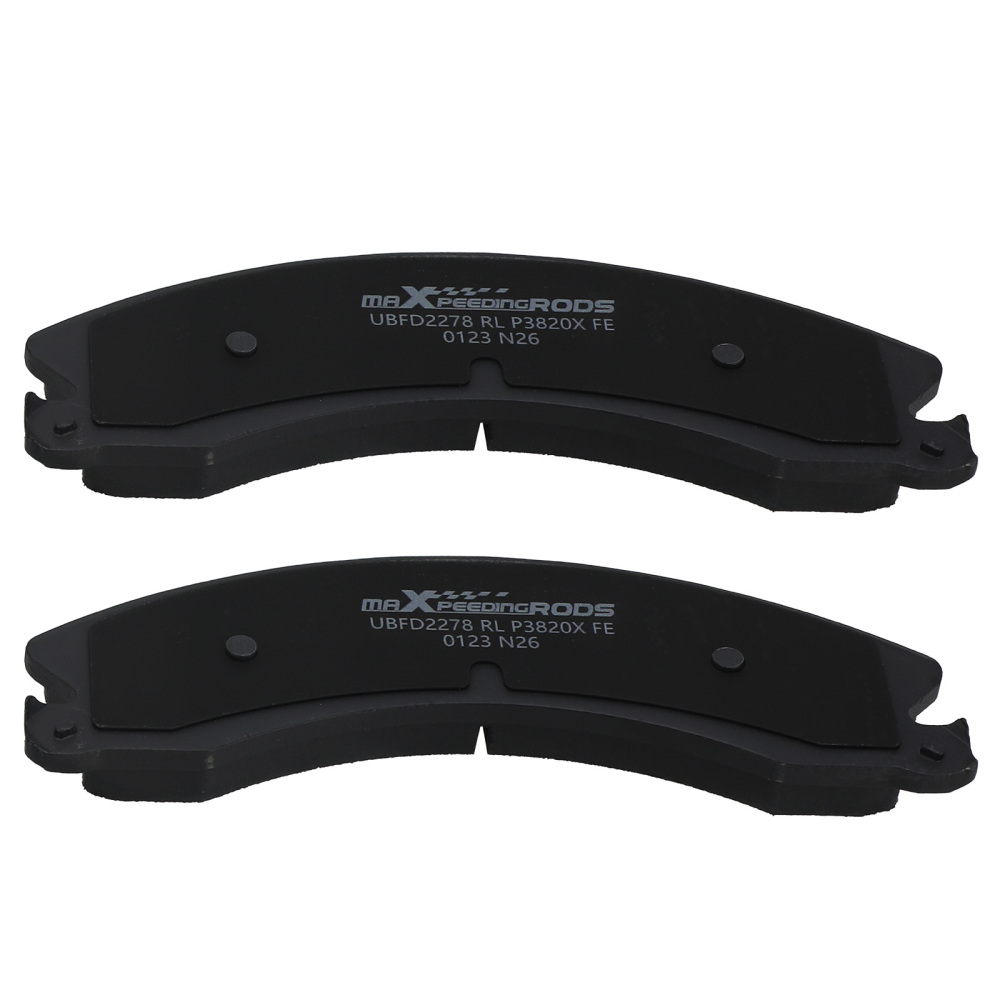4pcs Front Brake Pads Set compatible for Chevrolet Silverado 2500 3500 HD 2012-2019 D1565