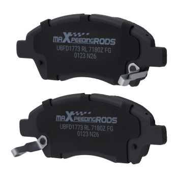 Front Ceramic Brake Pads Set compatible for Nissan Micra 2015-2017 Versa 2012-2019 D1592