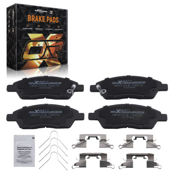 Front Ceramic Brake Pads Set compatible for Nissan Micra 2015-2017 Versa 2012-2019 D1592