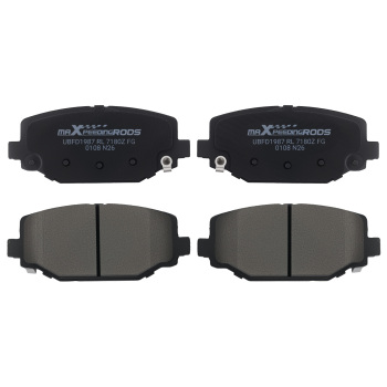 Rear Ceramic Brake Pads Set compatible for Chrysler TownCountry 2012-16 compatible for Ram C/V 2012-15