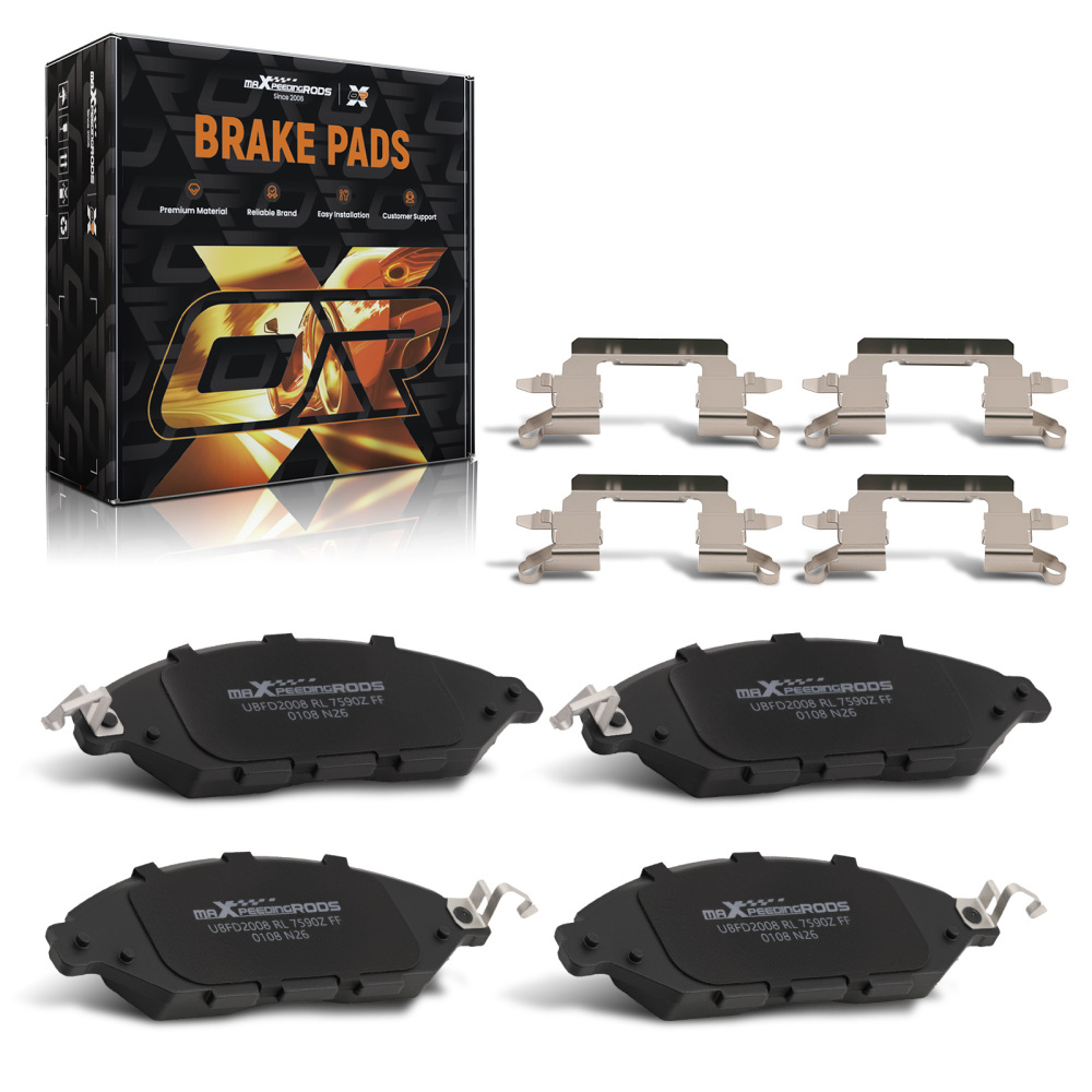 Front Brake Pads Set compatible for Infiniti JX35 2013/QX60 2014-2020 compatible for Nissan Murano 2015-24