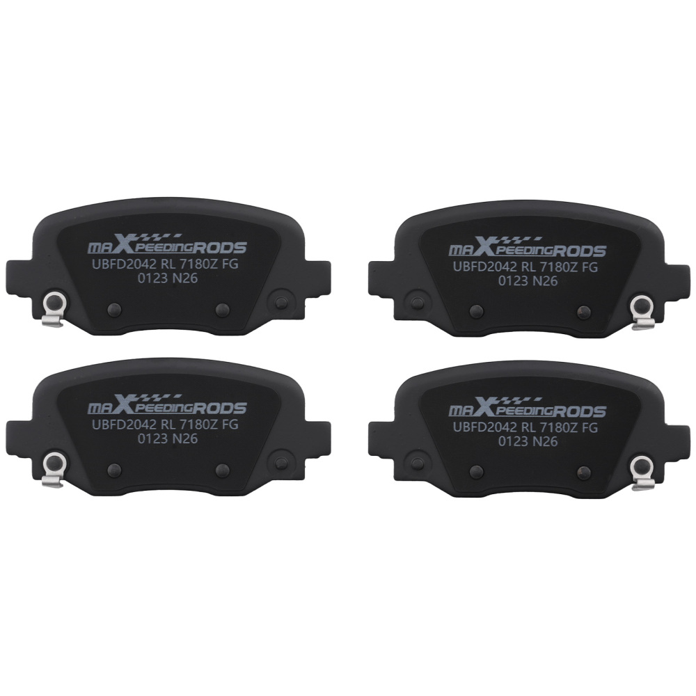 Rear Ceramic Brake Pads Set compatible for Chrysler 200 2015-2017 compatible for Jeep Cherokee 2014-2023