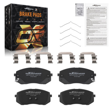 Front Ceramic Brake Pads Set compatible for Hyundai Kona Electric 2021-2024/Sonata 2015-19