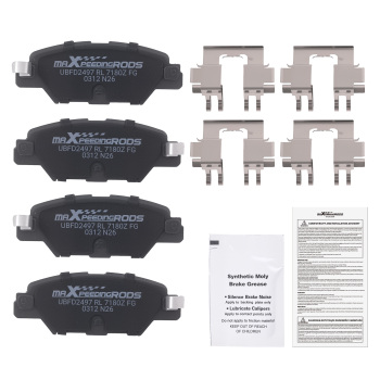 4pcs Rear Ceramic Brake Pads Kit compatible for Mazda CX-5 2016 2017 2018-2025 P1846 D1846