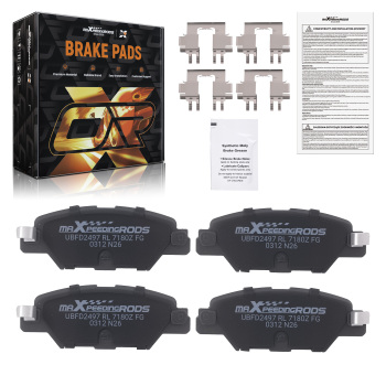 4pcs Rear Ceramic Brake Pads Kit compatible for Mazda CX-5 2016 2017 2018-2025 P1846 D1846