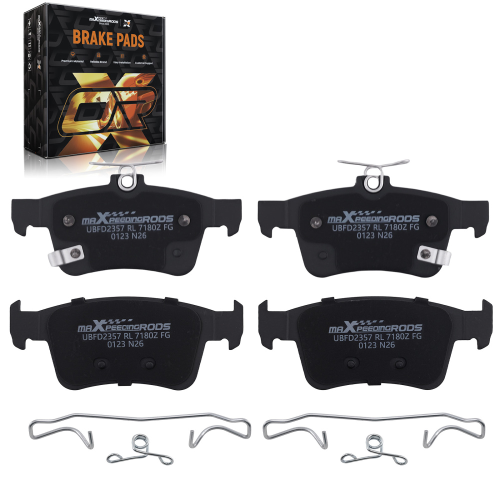 Rear Ceramic Brake Pads Set compatible for Acura RDX 2019-2025 compatible for Honda Civic 2016-2025 P1878
