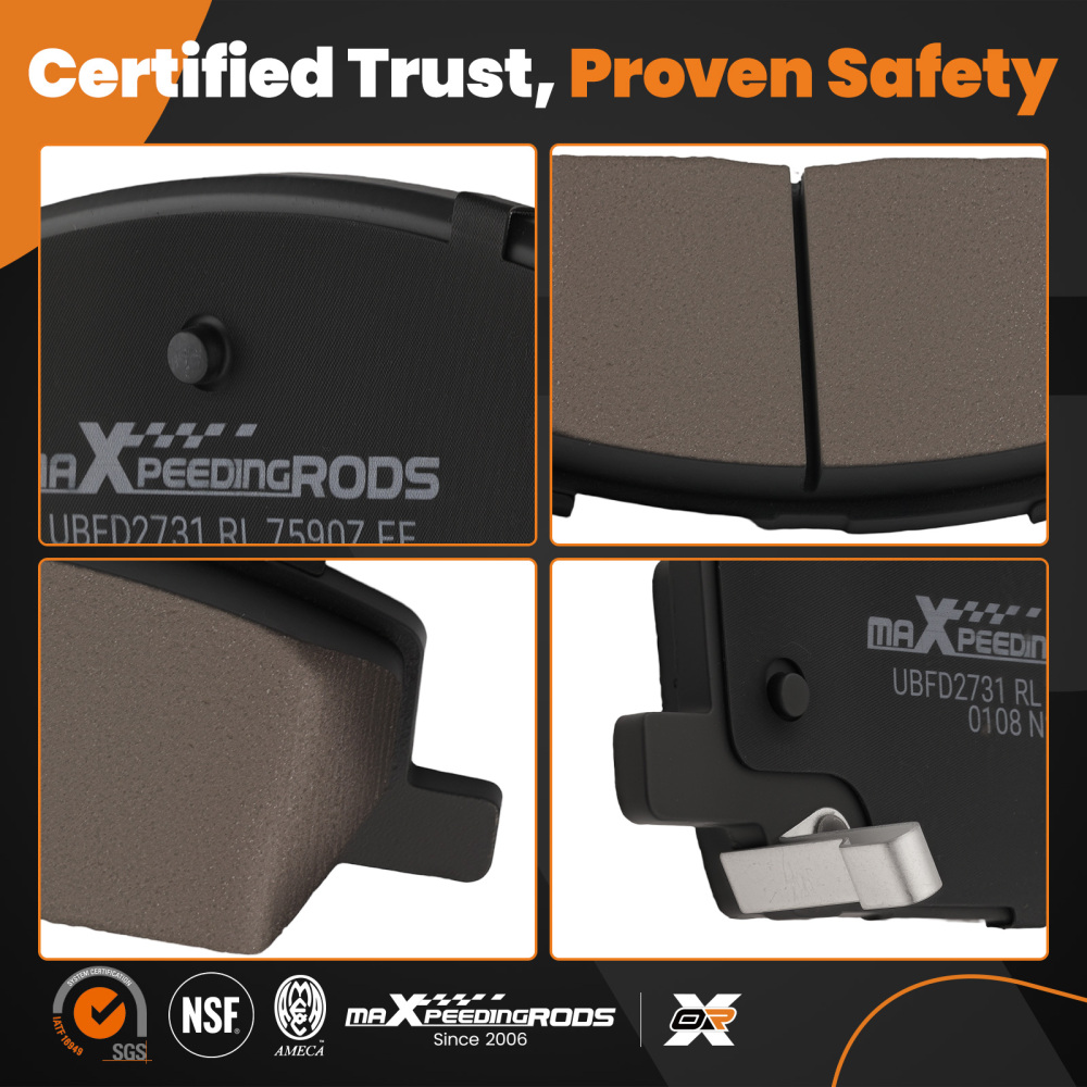 Front Ceramic Brake Pads Set compatible for Buick Encore/Chevrolet Trax 2018-2022 D2019
