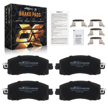 Front Ceramic Brake Pads Set compatible for Subaru Crosstrek 2018-2025 compatible for Forester 2019-2025