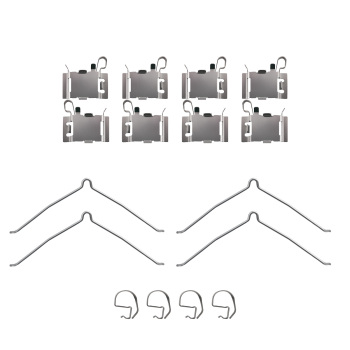 Front Ceramic Brake Pads Set compatible for Lexus ES250 ES300h ES350 2019-2025 P2076 D2076
