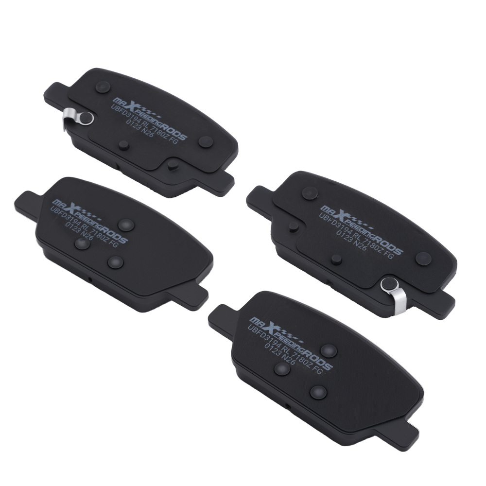 4pcs Rear Ceramic Brake Pads Set compatible for Hyundai Palisade 2020-2025/Santa Fe 2019-20