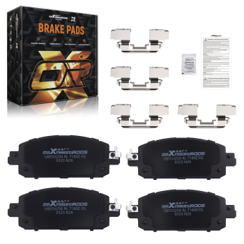 Front Ceramic Brake Pads Set compatible for Nissan Kicks 2021-2024 Sentra 2020-2024 D2310