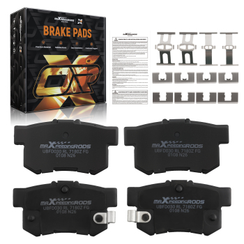 Rear Ceramic Brake Pads Set compatible for Acura CL 1997-1999/CSX 2006-2011/EL 2001-2005