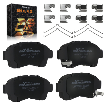 Front Ceramic Brake Pads Set compatible for Geo Prizm 1993-1997/Compatible for Toyota Camry 1992-2001