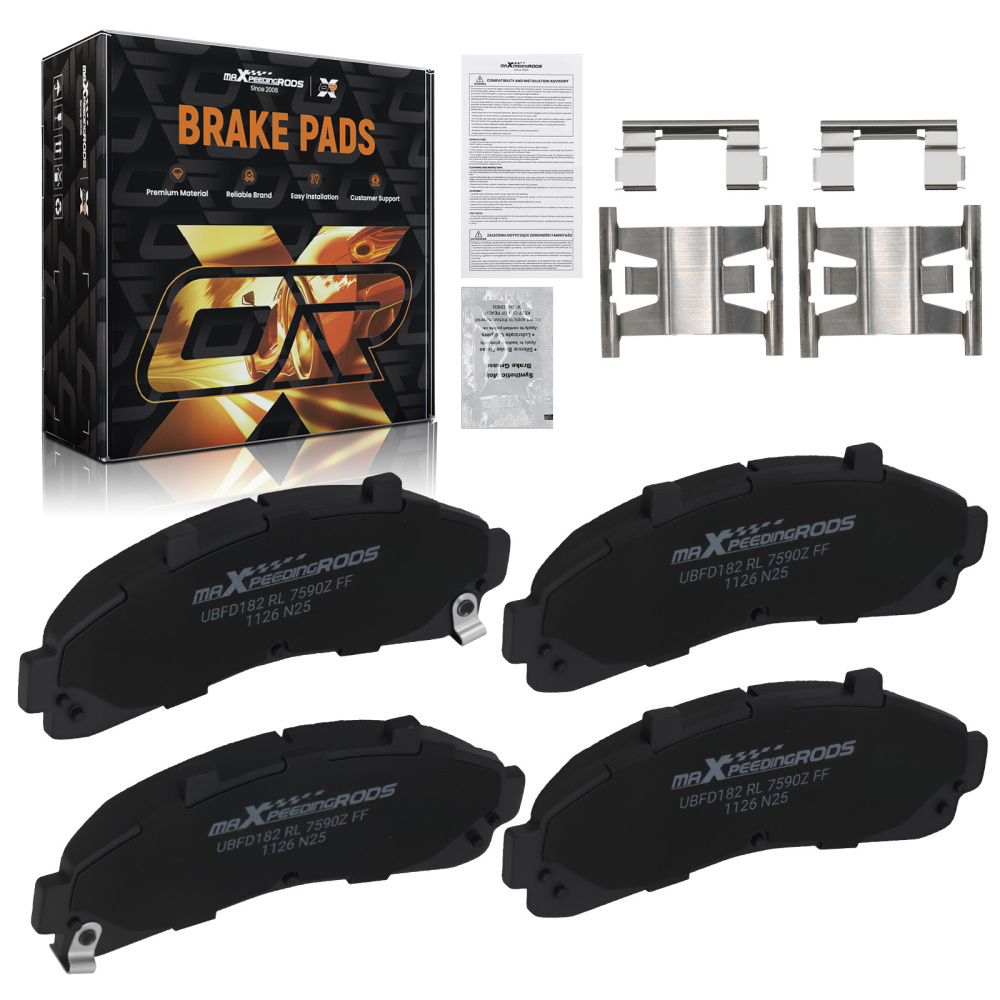 Front Ceramic Brake Pads compatible for Ford Explorer 1995-2001/Compatible for Ranger 1995-2002 D652 P-652