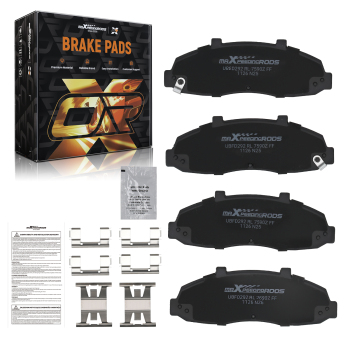 Front Ceramic Brake Pads Set compatible for Ford F-150 4.2L 4.6L 5.4L 1999-2004 P679 P-679