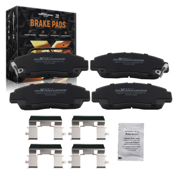 Front Brake Pads Kit compatible for Acura CSX 2006-2011/TSX 2004-2010 compatible for Honda Civic 2004-2011