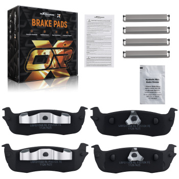 Rear LR Brake Pads compatible for Lincoln Town Car 2003-2011/Navigator 1998-2002 D879