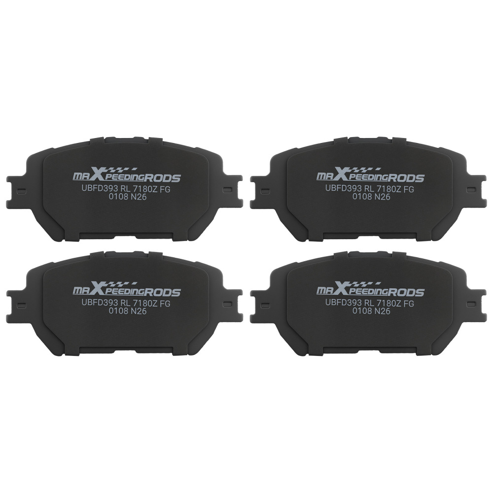 Front Ceramic Brake Pads Set compatible for Lexus GS300 2006/ IS250 2009-2015 w/Hardwares